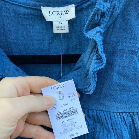 J Crew 100% cotton tank top - Picture 2 of 3